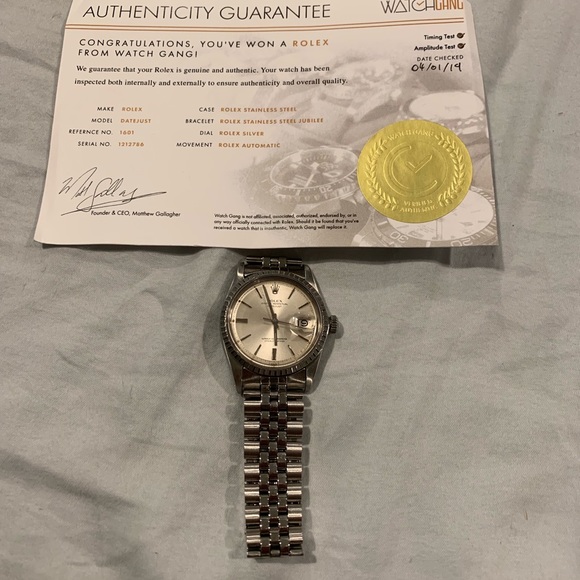 SOLD***Rolex Datejust 1601***SOLD - Picture 2 of 5